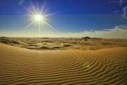Sole sul deserto- foto dal web